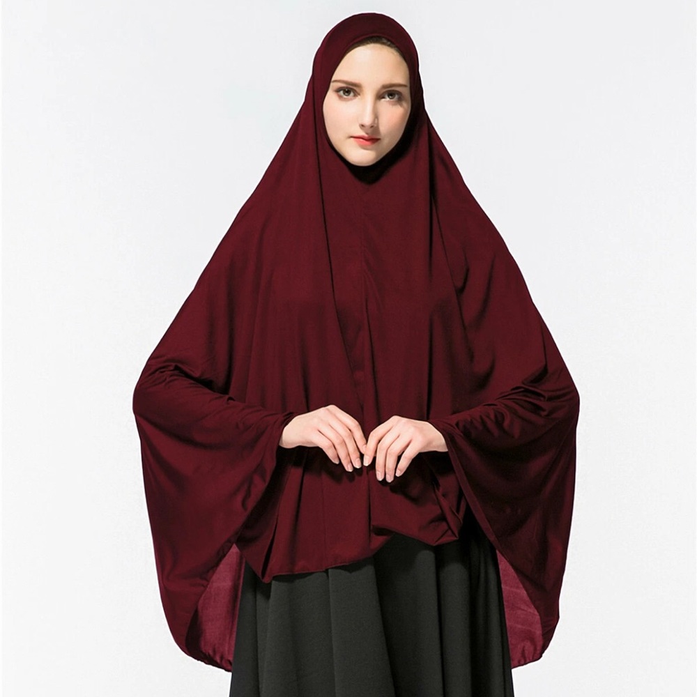 Islamic prayer hijab Long khimar Muslim prayer dress khima long hijab